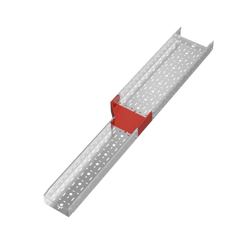 Переходник для лотка левый 100х200-300 сталь 1.0мм "ПЛЮС" PDplus100-200-300-L HD КМ PL1676