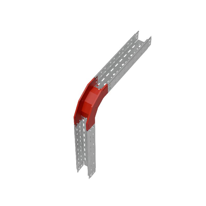 Угол для лотка верт. внеш. 90град. 100х80 сталь 1.0мм "ПЛЮС" VLplus90-80-100 КМ PL0521