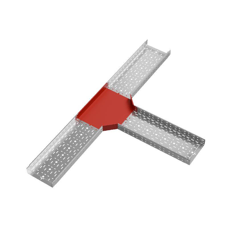 Отвод для лотка Т-образ. 300х80 сталь 1.0мм "ПЛЮС" TDplus80-300 HD КМ PL1495