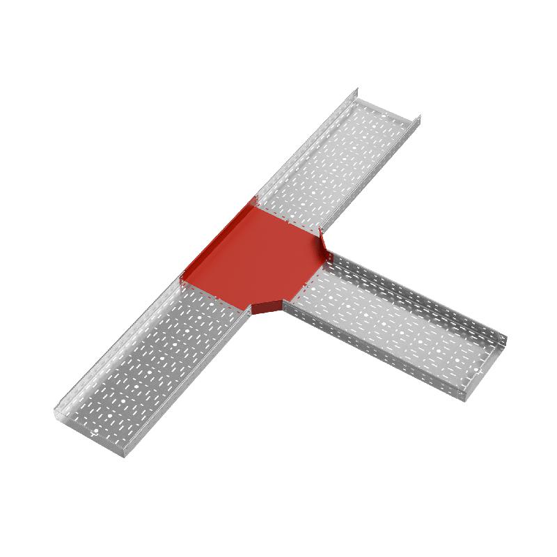 Отвод для лотка Т-образ. 400х80 сталь 1.0мм "ПЛЮС" TDplus80-400 HD КМ PL1496