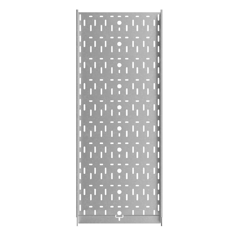 Лоток листовой перфорированный 400х80 L3000 сталь 1.0мм "БЫСТРЫЙ МОНТАЖ ПЛЮС" LPplus80-400-1.0-3000 оцинк. КМ PL0253