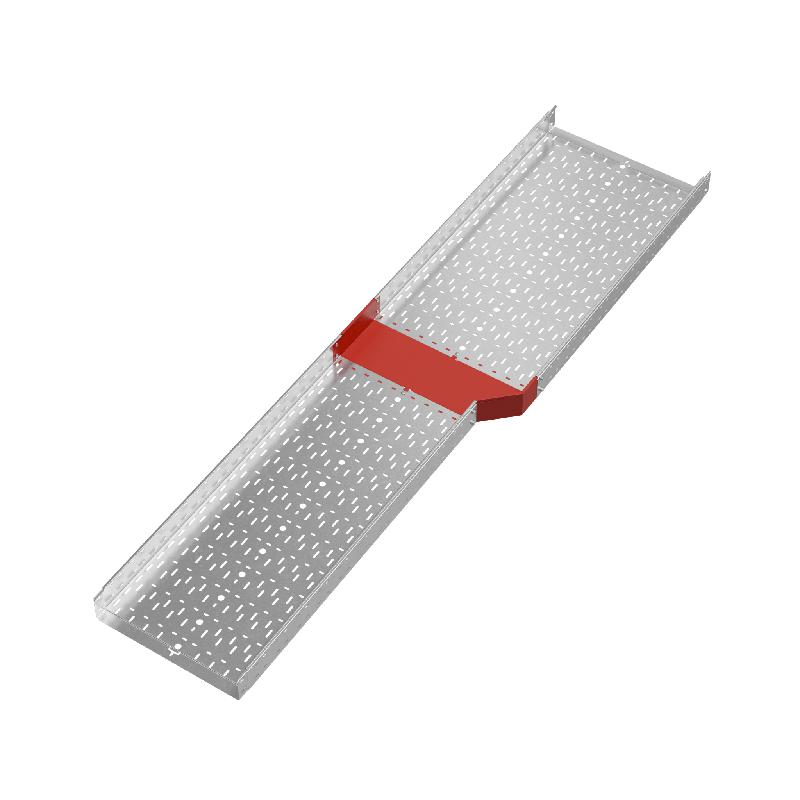 Переходник для лотка правый 100х500-600 сталь 1.0мм "ПЛЮС" PDplus100-500-600-R HD КМ PL1617