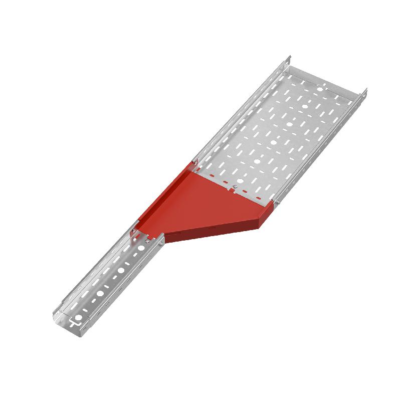 Переходник для лотка правый 50х100-300 сталь 1.0мм "ПЛЮС" PDplus50-100-300-R HD КМ PL1557