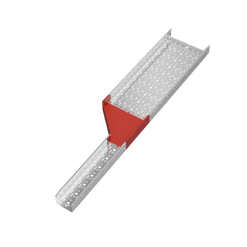 Переходник для лотка левый 100х150-400 сталь 1.0мм "ПЛЮС" PDplus100-150-400-L HD КМ PL1673