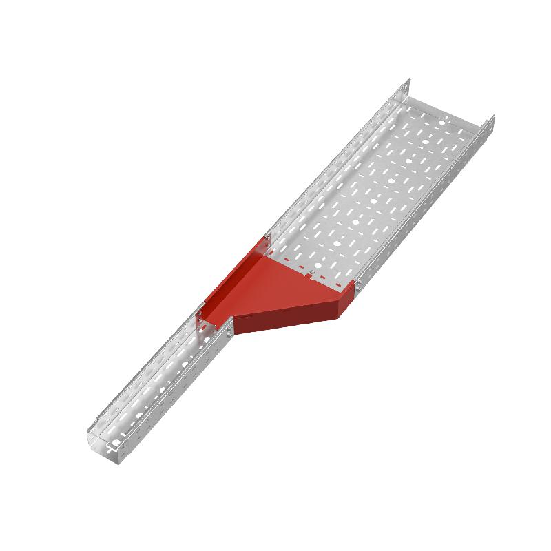 Переходник для лотка правый 80х100-300 сталь 1.0мм "ПЛЮС" PDplus80-100-300-R HD КМ PL1578