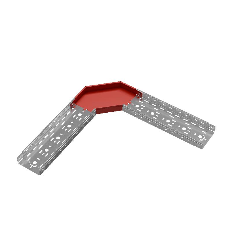 Угол для лотка горизонтальный 90град. 150х50 сталь 1.0мм "ПЛЮС" GLplus90-50-150 HD КМ PL1354