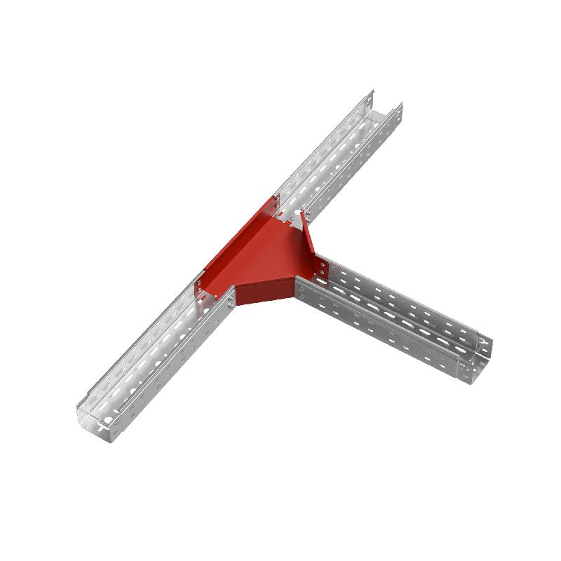 Отвод для лотка Т-образ. 100х80 сталь 1.0мм "ПЛЮС" TDplus80-100 КМ PL0565