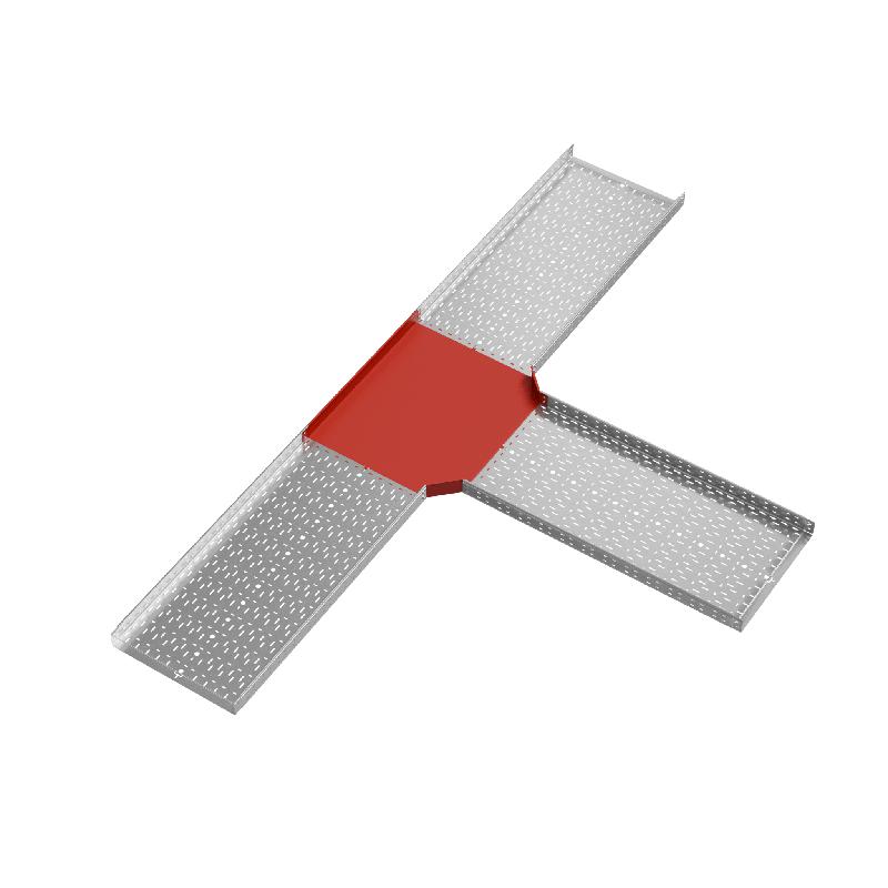 Отвод для лотка Т-образ. 600х80 сталь 1.0мм "ПЛЮС" TDplus80-600 HD КМ PL1498