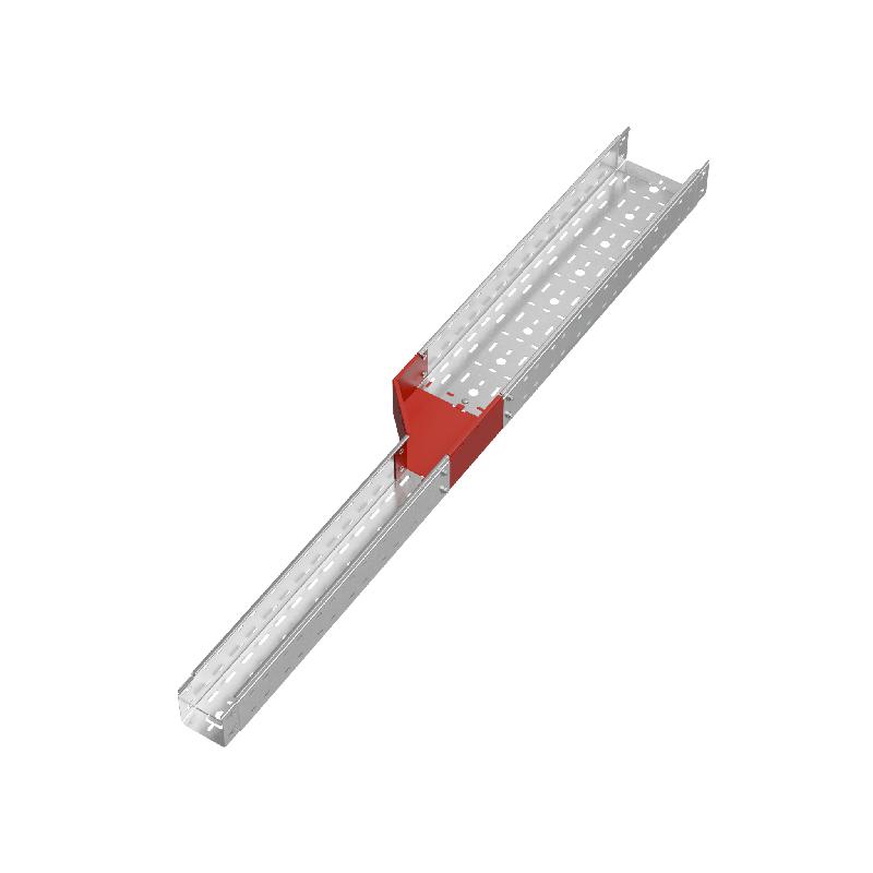 Переходник для лотка левый 100х100-200 сталь 1.0мм "ПЛЮС" PDplus100-100-200-L HD КМ PL1666