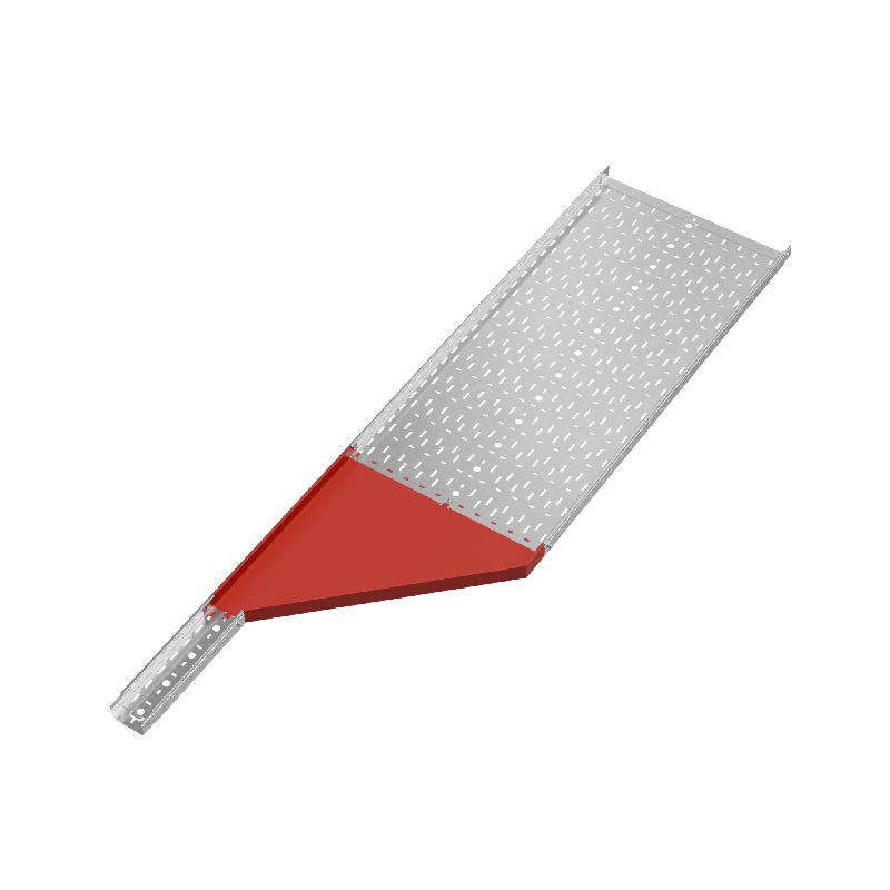 Переходник для лотка правый 50х100-600 сталь 1.0мм "ПЛЮС" PDplus50-100-600-R HD КМ PL1560