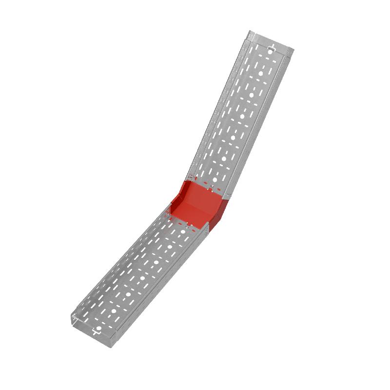 Угол для лотка верт. внутр. 45град. 200х80 сталь 1.0мм "ПЛЮС" NLplus45-80-200 КМ PL0501