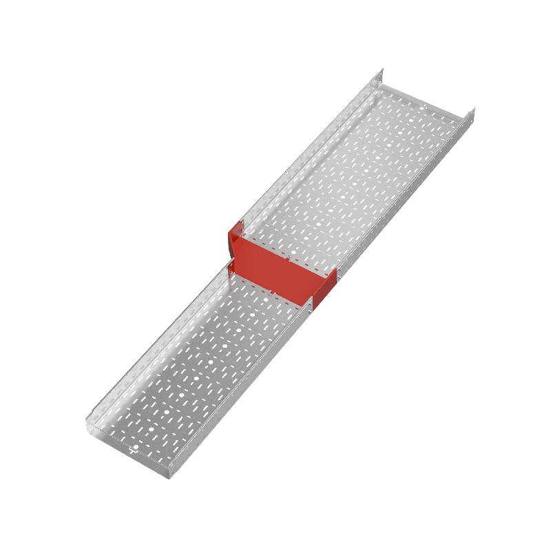 Переходник для лотка левый 100х400-500 сталь 1.0мм "ПЛЮС" PDplus100-400-500-L КМ PL0756