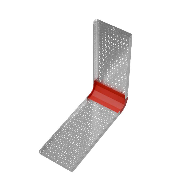 Угол для лотка верт. внутр. 90град. 600х80 сталь 1.0мм "ПЛЮС" NLplus90-80-600 HD КМ PL1410