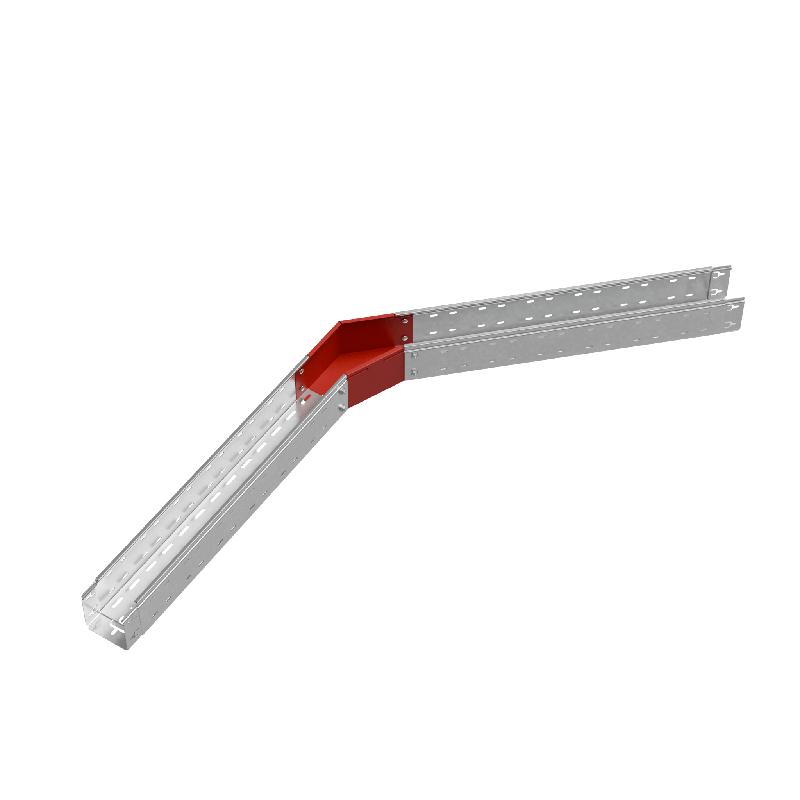 Угол для лотка горизонтальный 45град. 100х100 сталь 1.0мм "ПЛЮС" GLplus45-100-100 КМ PL0462