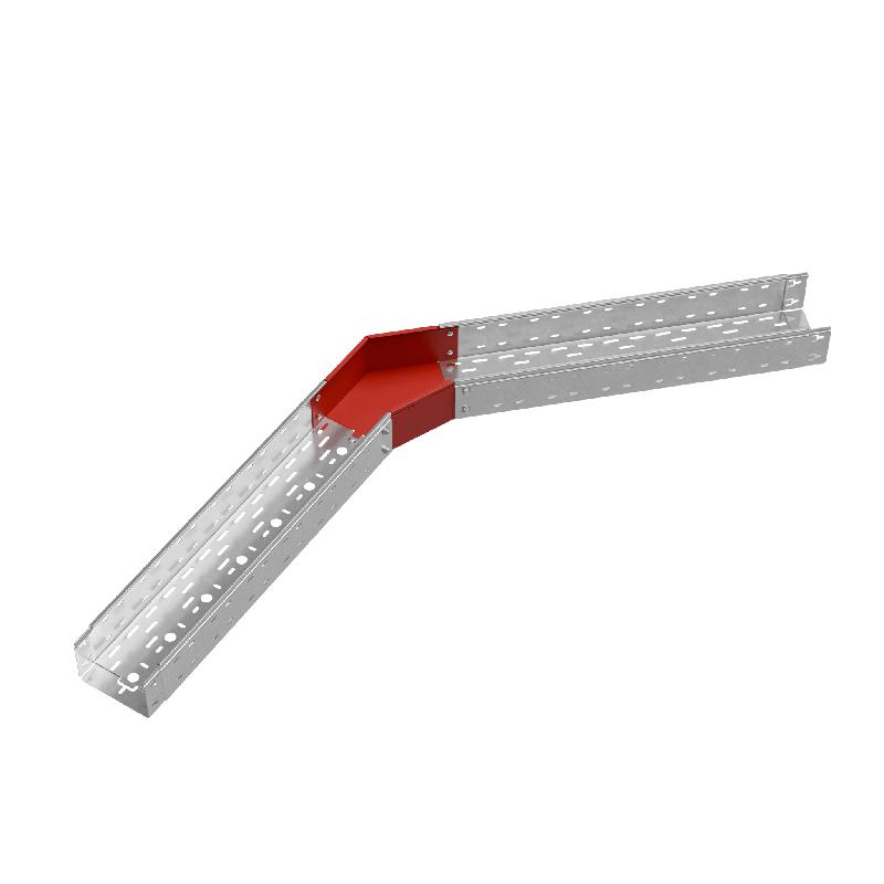 Угол для лотка горизонтальный 45град. 150х100 сталь 1.0мм "ПЛЮС" GLplus45-100-150 HD КМ PL1390