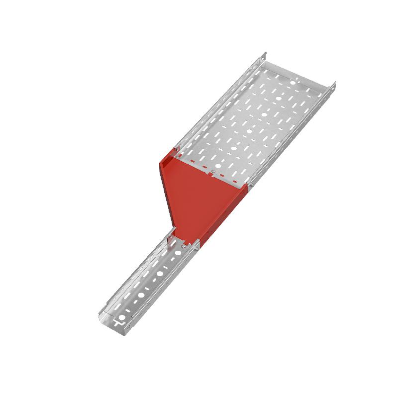 Переходник для лотка левый 50х100-300 сталь 1.0мм "ПЛЮС" PDplus50-100-300-L КМ PL0698