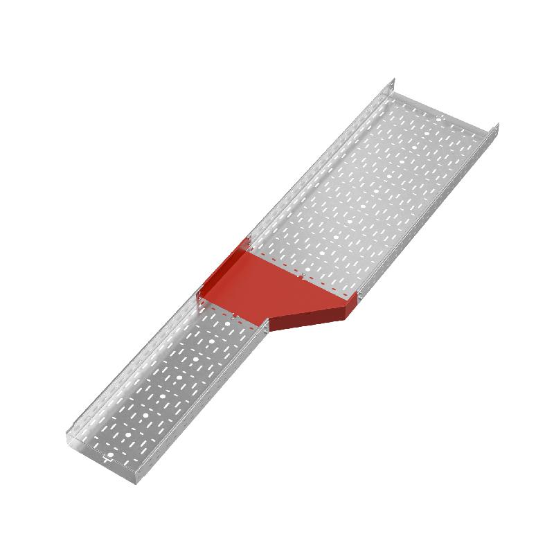 Переходник для лотка правый 80х300-500 сталь 1.0мм "ПЛЮС" PDplus80-300-500-R HD КМ PL1592