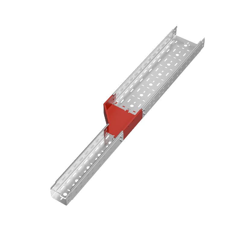 Переходник для лотка левый 80х100-200 сталь 1.0мм "ПЛЮС" PDplus80-100-200-L КМ PL0718
