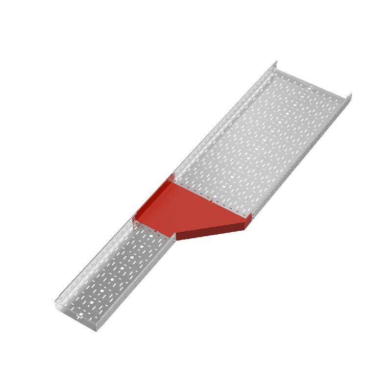 Переходник для лотка правый 80х300-600 сталь 1.0мм "ПЛЮС" PDplus80-300-600-R HD КМ PL1593