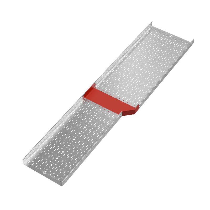 Переходник для лотка правый 80х500-600 сталь 1.0мм "ПЛЮС" PDplus80-500-600-R КМ PL0669