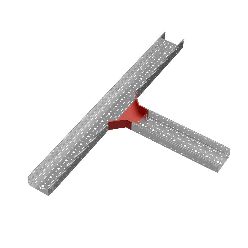 Ответвитель для лотка Т-образ. 200х100 сталь 1.0мм "ПЛЮС" TUplus100-200 HD КМ PL1523