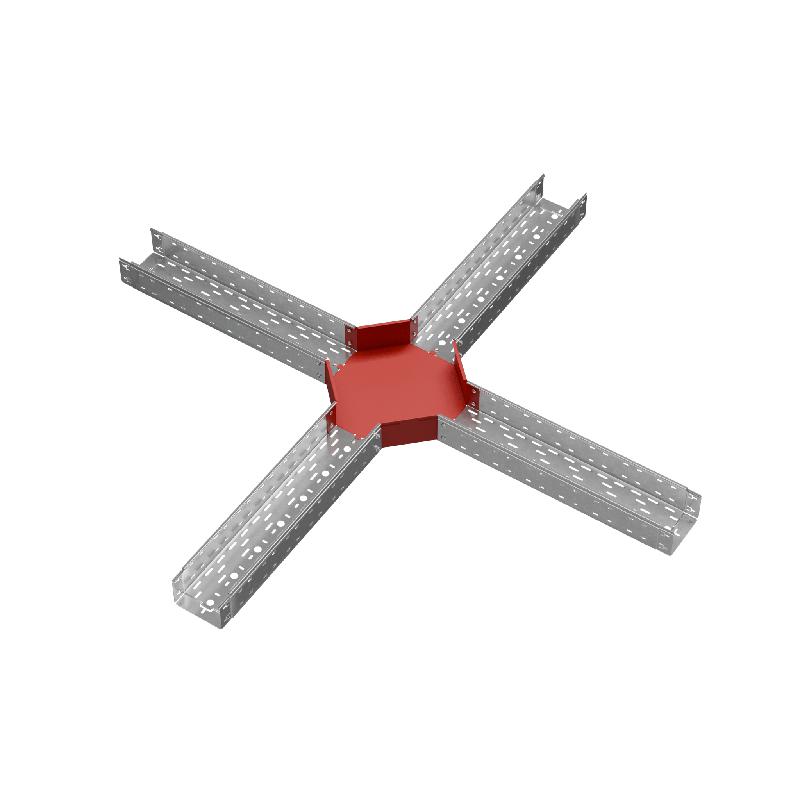 Ответвитель для лотка Х-образ. 150х100 сталь 1.0мм "ПЛЮС" XDplus100-150 КМ PL0617