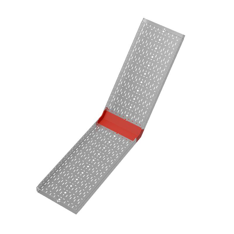 Угол для лотка верт. внутр. 45град. 500х80 сталь 1.0мм "ПЛЮС" NLplus45-80-500 КМ PL0504