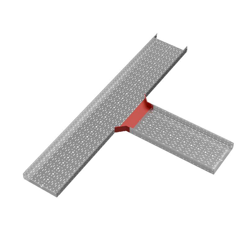 Ответвитель для лотка Т-образ. 500х100 сталь 1.0мм "ПЛЮС" TUplus100-500 КМ PL0599