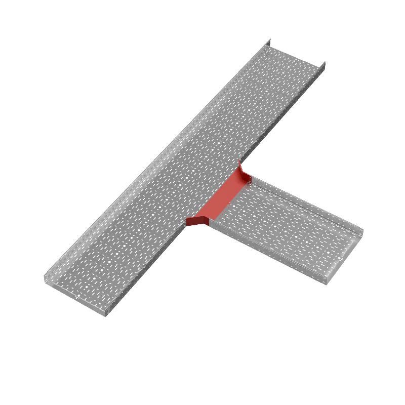 Ответвитель для лотка Т-образ. 600х100 сталь 1.0мм "ПЛЮС" TUplus100-600 КМ PL0600