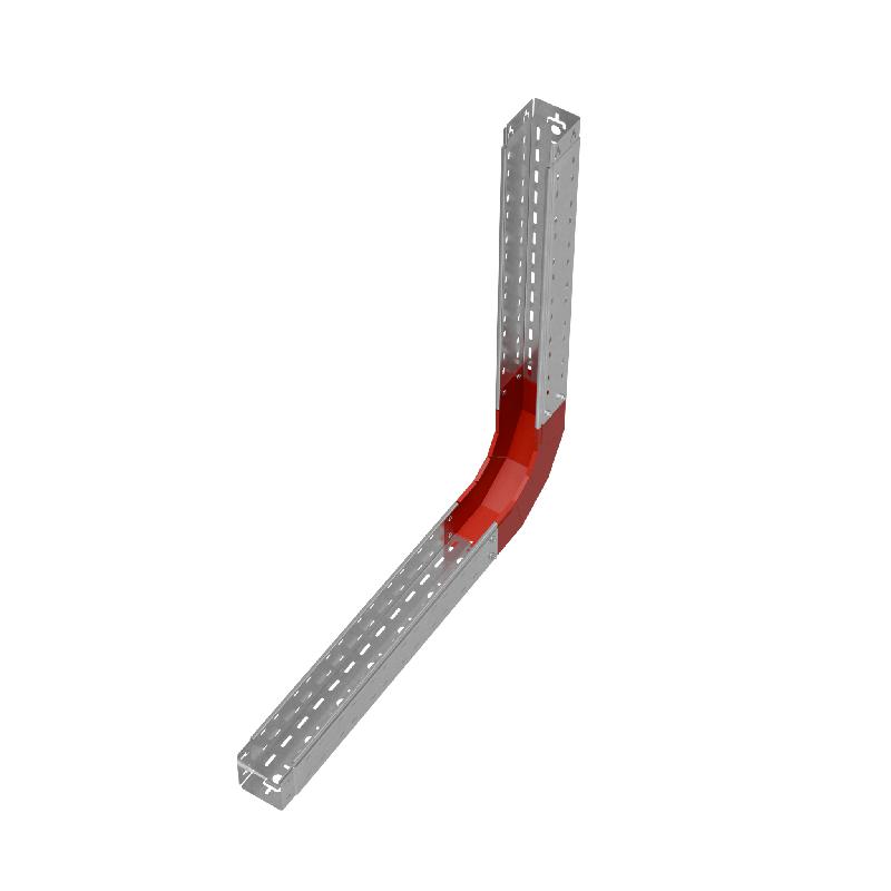 Угол для лотка верт. внутр. 90град. 100х100 сталь 1.0мм "ПЛЮС" NLplus90-100-100 HD КМ PL1411