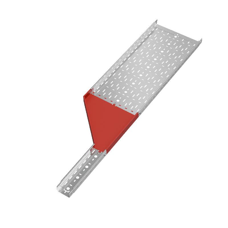 Переходник для лотка левый 50х100-400 сталь 1.0мм "ПЛЮС" PDplus50-100-400-L КМ PL0699