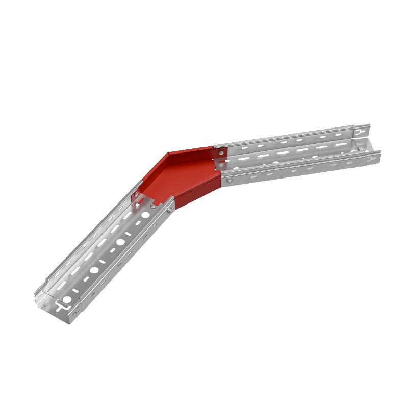 Угол для лотка горизонтальный 45град. 100х50 сталь 0.8мм "ПЛЮС" GLplus45-50-100 КМ PL0448