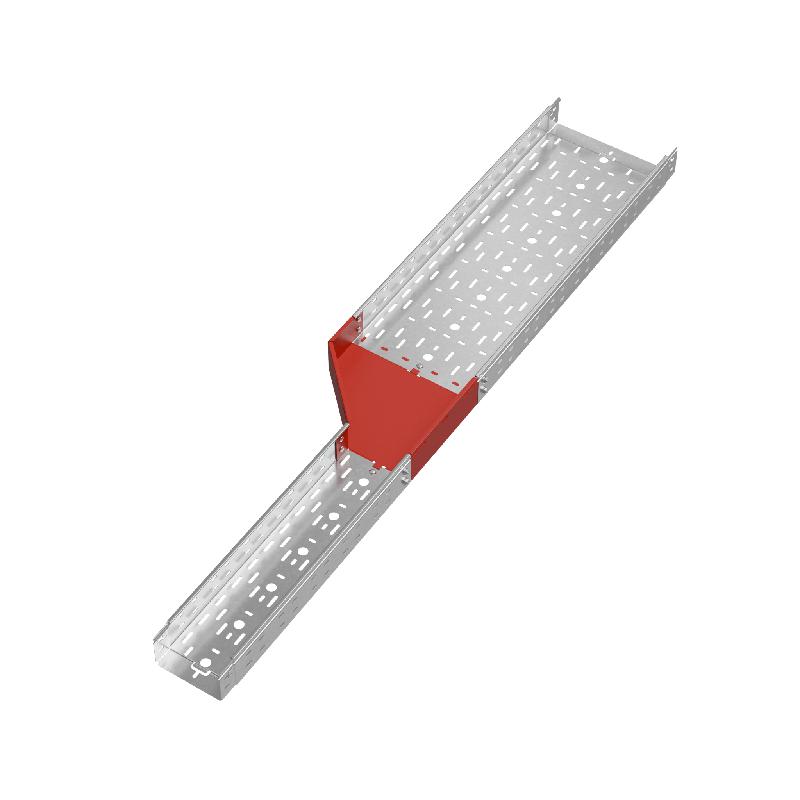 Переходник для лотка левый 80х150-300 сталь 1.0мм "ПЛЮС" PDplus80-150-300-L HD КМ PL1651