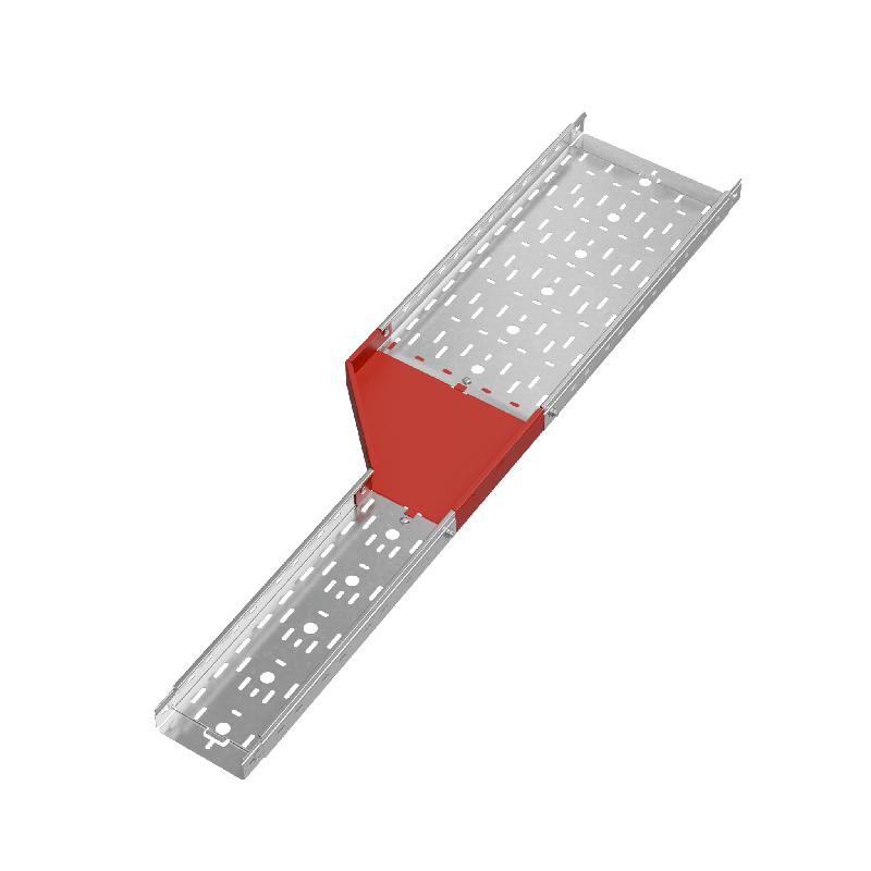 Переходник для лотка левый 50х150-300 сталь 1.0мм "ПЛЮС" PDplus50-150-300-L КМ PL0703