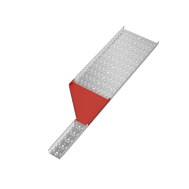 Переходник для лотка левый 50х150-500 сталь 1.0мм "ПЛЮС" PDplus50-150-500-L КМ PL0705