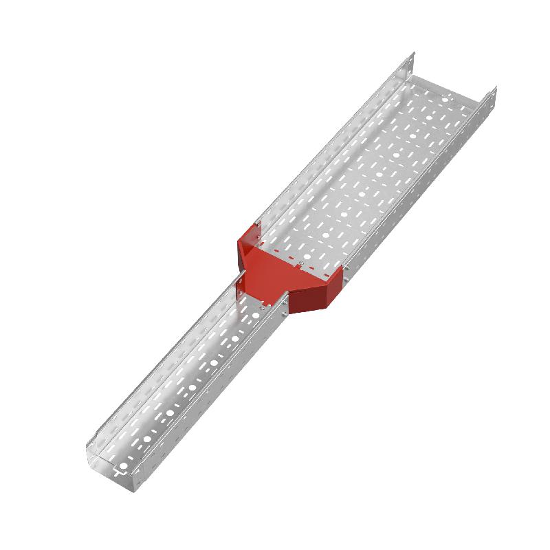 Переходник для лотка центральный 100х150-300 сталь 1.0мм "ПЛЮС" PDplus100-150-300-C HD КМ PL1740