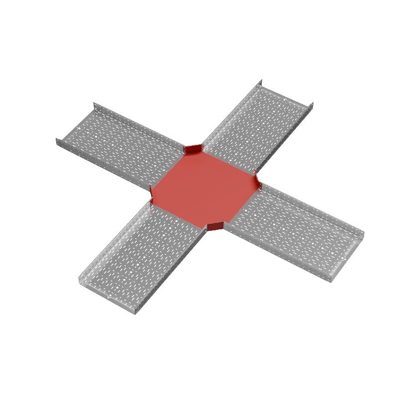 Ответвитель для лотка Х-образ. 600х100 сталь 1.0мм "ПЛЮС" XDplus100-600 HD КМ PL1549