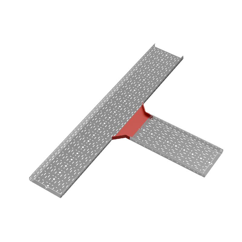 Ответвитель для лотка Т-образ. 400х50 сталь 1.0мм "ПЛЮС" TUplus50-400 КМ PL0584