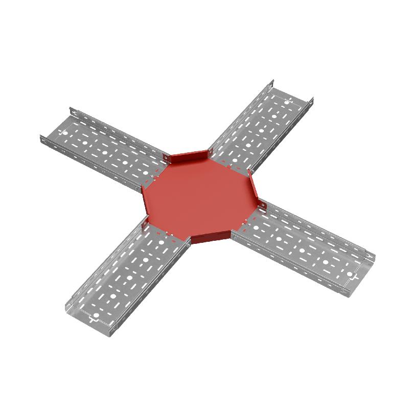 Ответвитель для лотка Х-образ. 200х50 сталь 1.0мм "ПЛЮС" XDplus50-200 HD КМ PL1531