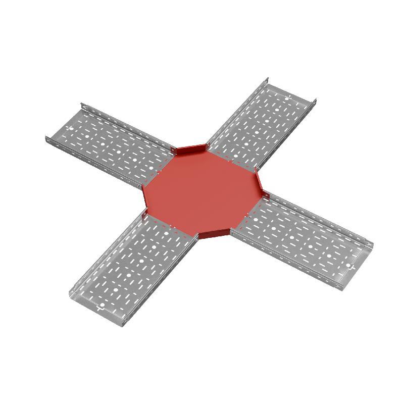 Ответвитель для лотка Х-образ. 300х50 сталь 1.0мм "ПЛЮС" XDplus50-300 КМ PL0605