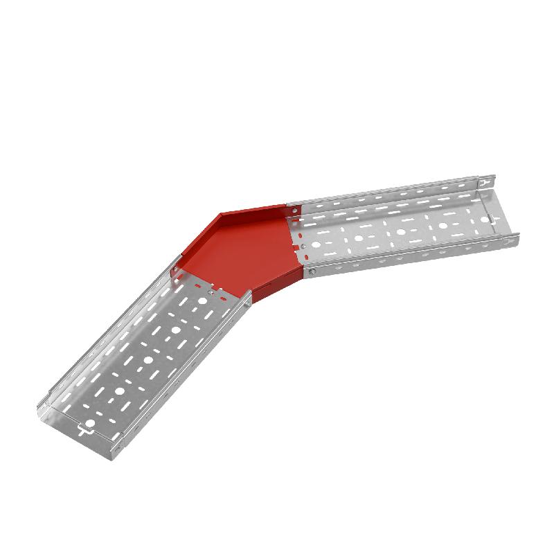 Угол для лотка горизонтальный 45град. 200х50 сталь 1.0мм "ПЛЮС" GLplus45-50-200 HD КМ PL1377