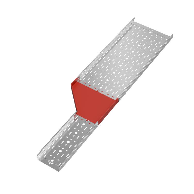 Переходник для лотка левый 50х200-400 сталь 1.0мм "ПЛЮС" PDplus50-200-400-L КМ PL0708