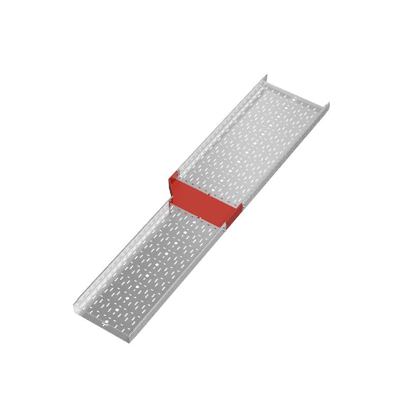 Переходник для лотка левый 80х400-500 сталь 1.0мм "ПЛЮС" PDplus80-400-500-L КМ PL0735