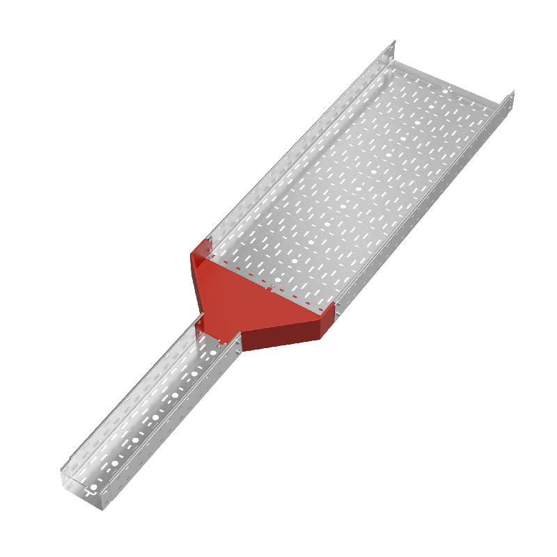 Переходник для лотка центральный 100х150-500 сталь 1.0мм "ПЛЮС" PDplus100-150-500-C КМ PL0815