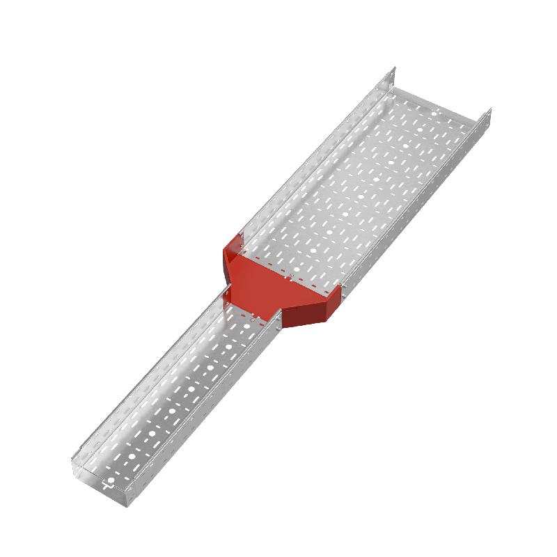 Переходник для лотка центральный 100х200-400 сталь 1.0мм "ПЛЮС" PDplus100-200-400-C HD КМ PL1745