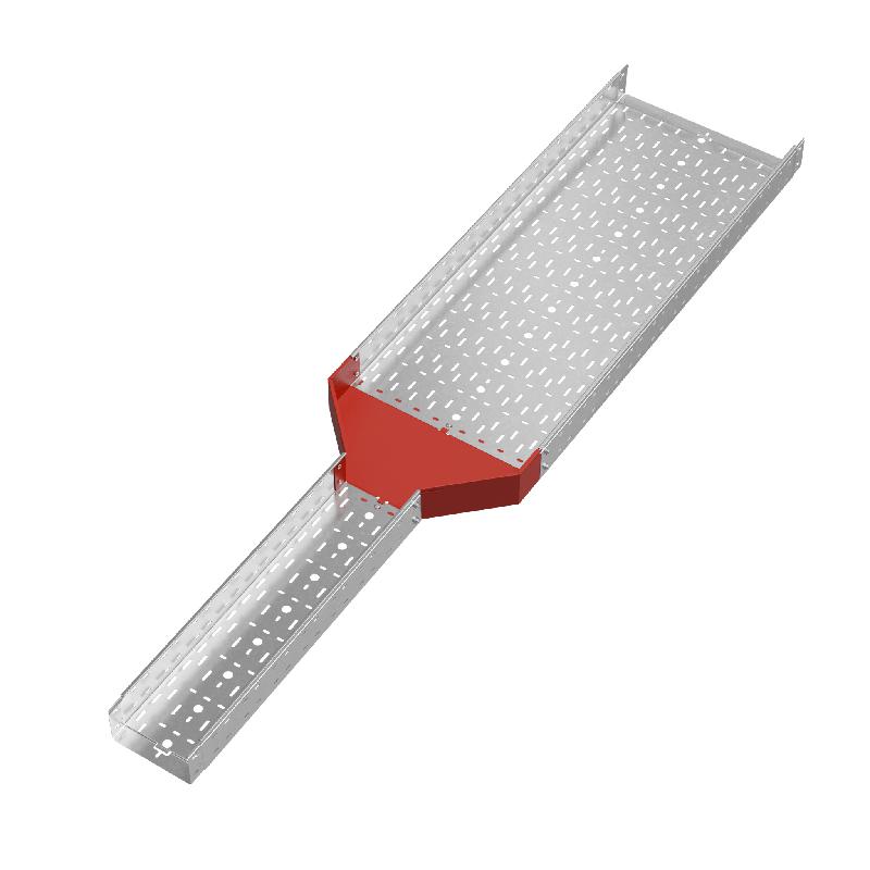 Переходник для лотка центральный 100х200-500 сталь 1.0мм "ПЛЮС" PDplus100-200-500-C КМ PL0819