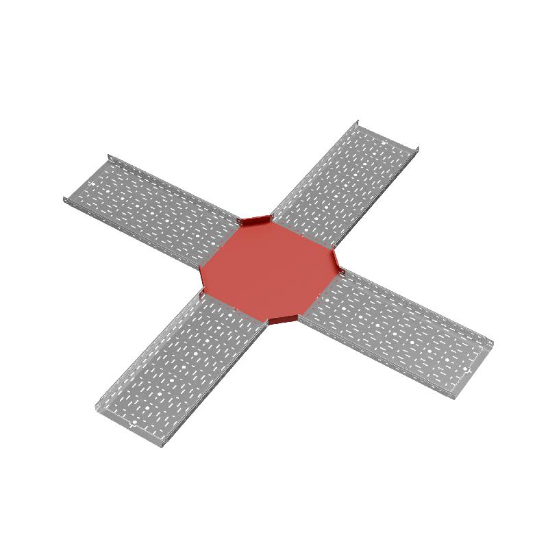 Ответвитель для лотка Х-образ. 400х50 сталь 1.0мм "ПЛЮС" XDplus50-400 HD КМ PL1533