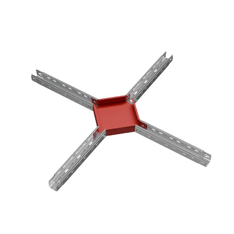 Ответвитель для лотка Х-образ. 50х50 сталь 0.8мм "ПЛЮС" XDplus50-50 КМ PL0601