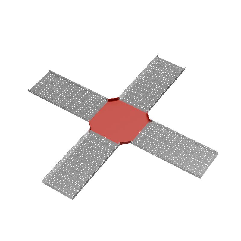 Ответвитель для лотка Х-образ. 500х50 сталь 1.0мм "ПЛЮС" XDplus50-500 HD КМ PL1534
