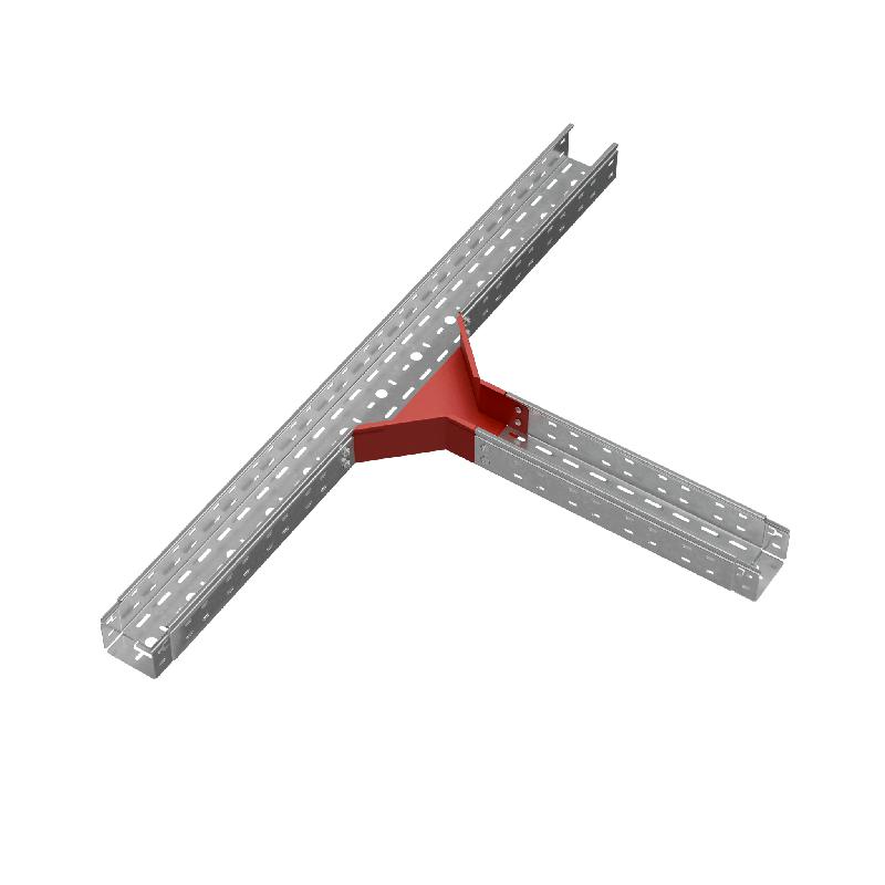 Ответвитель для лотка Т-образ. 100х80 сталь 1.0мм "ПЛЮС" TUplus80-100 КМ PL0587